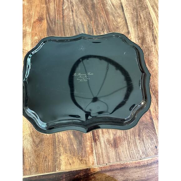 Vintage The Sherwood Studio Metal Autumn Fayre Tray By Patricia Machin - Picture 2 of 8